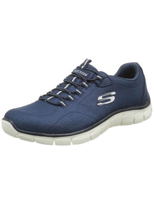 Skechers Faux Leather Lace Up Empire Fashion Sneaker