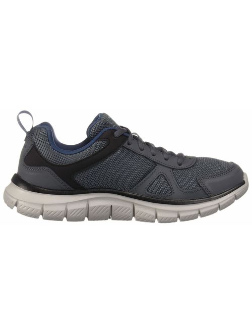 Skechers Men's Track Scloric Oxford Mesh Mid Ankle Running Shoes
