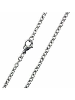Stainless Steel Cable Chain Necklace 3.1MM
