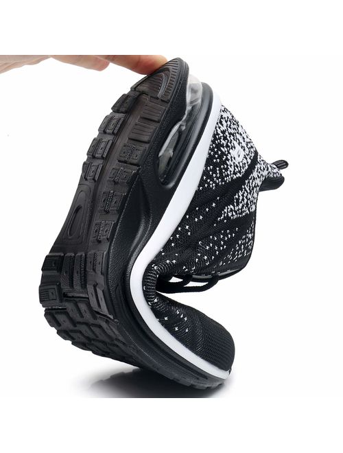 GANNOU Men's Air Athletic Running Shoes Fashion Sport Gym Jogging Tennis Fitness Sneaker(US7-12.5 D(M)