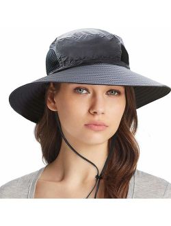 Ordenado Waterproof Sun Hat Outdoor UV Protection Bucket Mesh Boonie Hat Adjustable Fishing Cap