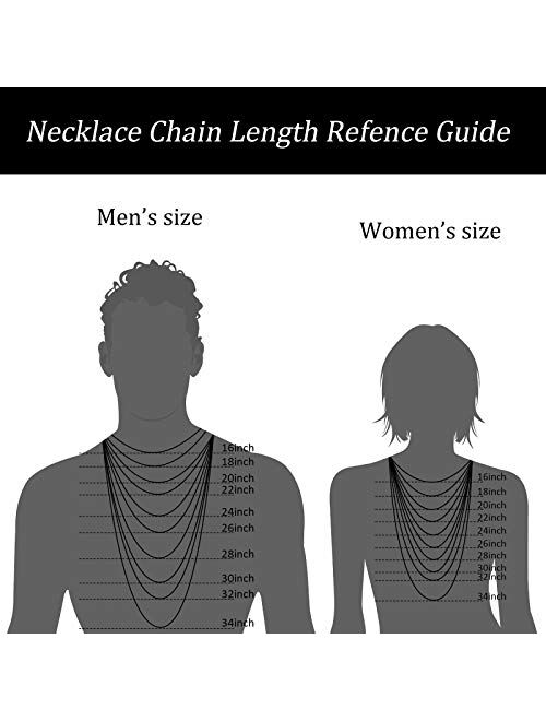 Monily 2-7mm 16-38In Square Rolo Stainless Steel Chain Necklace Round Box Necklace Men Women Jewellery