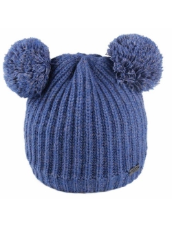 Toddler Winter Hat Pom Beanie Knit Skull Cap Hats for Children Baby Boys Girls Kids 1-6 Years