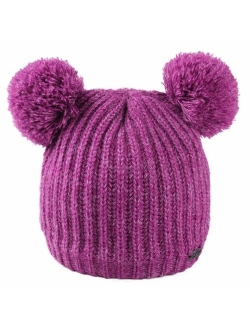 Toddler Winter Hat Pom Beanie Knit Skull Cap Hats for Children Baby Boys Girls Kids 1-6 Years