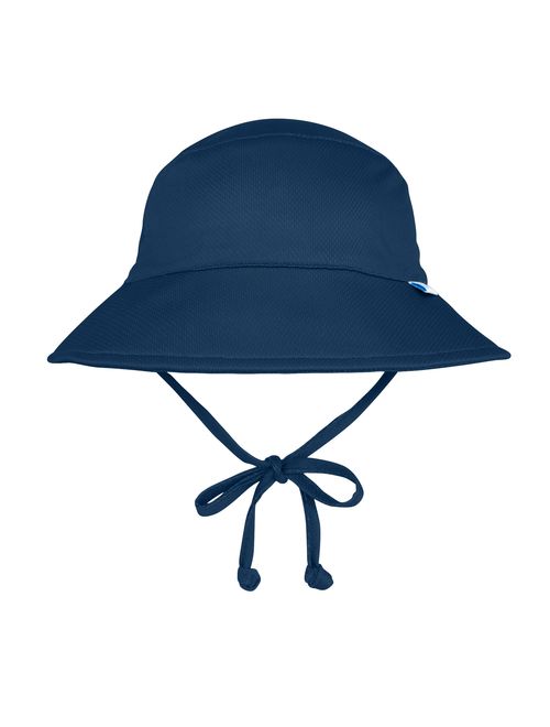 i play. by green sprouts Kids' Toddler Boys' i Play. Breatheasy Bucket Sun Protection Hat, Navy, 2T/4T