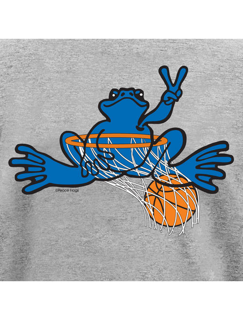Peace Frogs Adult Granite Basketball Short Sleeve T-Shirt