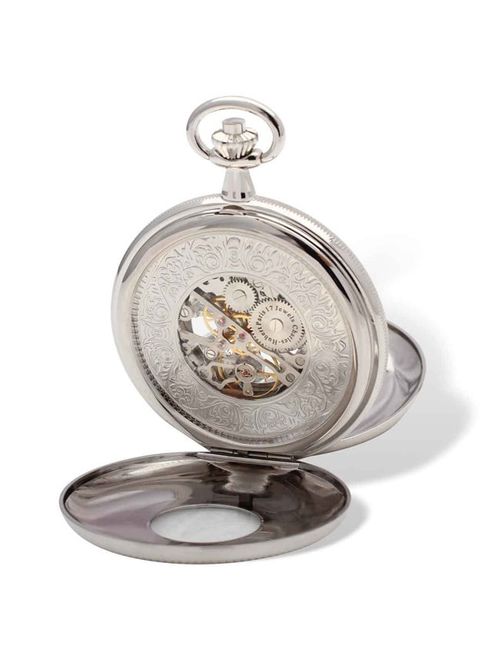 Charles-Hubert Paris Men's 3953-W Classic Collection Pocket Watch