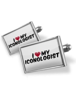 Cufflinks I heart love my Iconologist - NEONBLOND