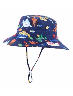 Home Prefer Kids UPF50+ Safari Sun Hat Breathable Bucket Hat Summer Play Hat