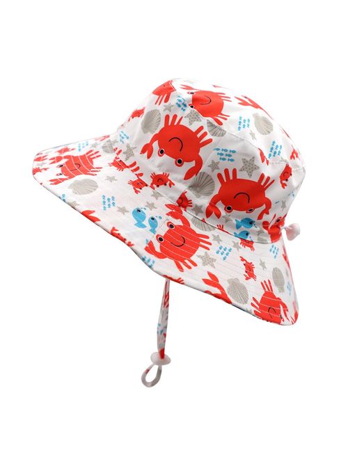 Home Prefer Kids UPF50+ Safari Sun Hat Breathable Bucket Hat Summer Play Hat