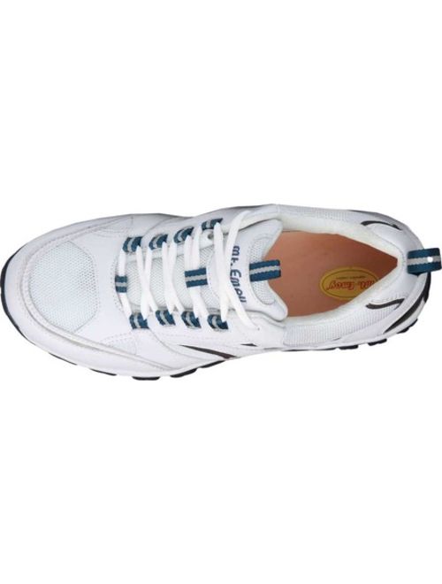 Apis Mt. Emey 9708 Men's Extreme-Light Athletic Shoe: 7.5 XXX-Wide (9E) White Lace