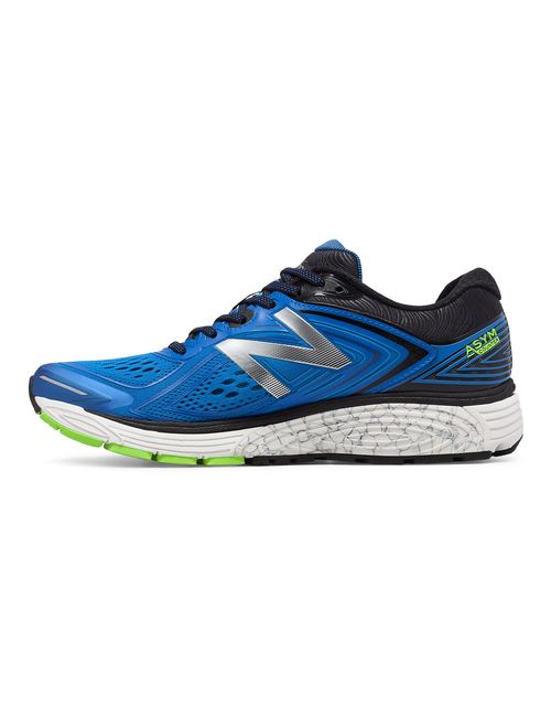 New Balance Men's 860v8 Shoes Blue with Green & Black