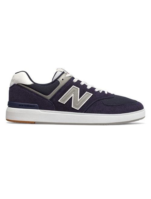 New Balance Men's All Coasts 574 Shoes Navy with White
