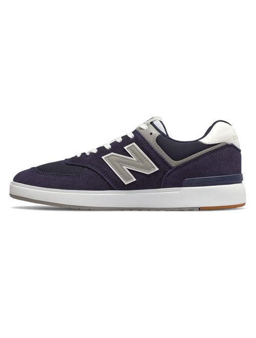 New Balance Men's All Coasts 574 Shoes Navy with White