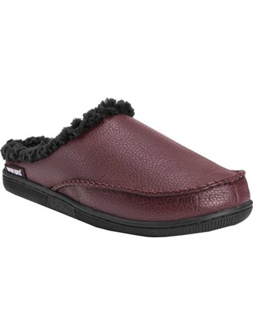Muk Luks Men's Faux Leather Clog Slippers