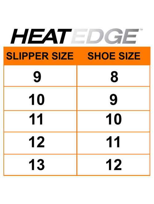 Heat Edge Mens Memory Foam Suede Slip On Indoor Outdoor Moccasin Slipper Shoe