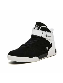 Leader Show Men's Athietic Lace Up Sneaker Fashion High Top Running Shoes
