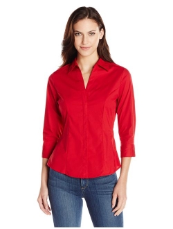 Riders by Lee Indigo Women's Easy Care Sleeve Woven Shirt