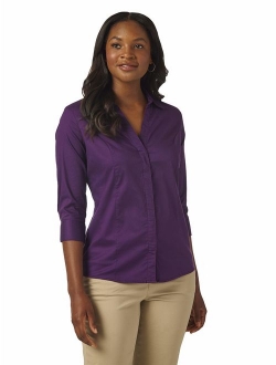 Riders by Lee Indigo Women's Easy Care Sleeve Woven Shirt