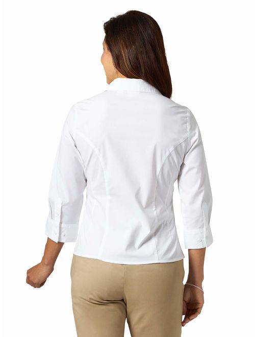 Lee Riders Riders by Lee Indigo Women's Easy Care Sleeve Woven Shirt