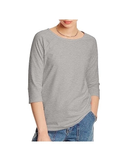 Women's Stretch Cotton Raglan Sleeve Tee