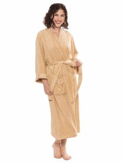 Women's Luxury Terry Cloth Bathrobe - Bamboo Viscose Robe by Texere (Ecovaganza)