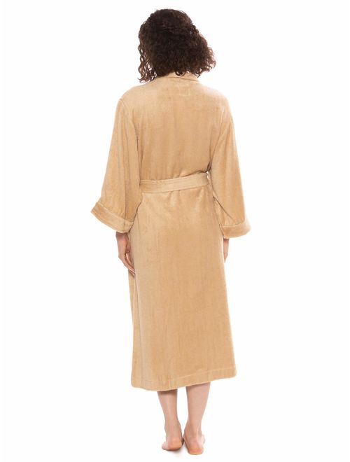 Women's Luxury Terry Cloth Bathrobe - Bamboo Viscose Robe by Texere (Ecovaganza)