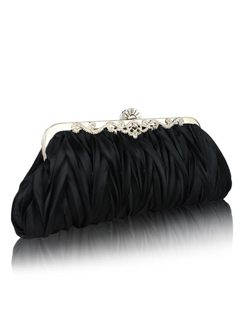 Kingluck Silk Cocktail Evening Handbags/Clutches in Gorgeous Silk More Colors Availabl