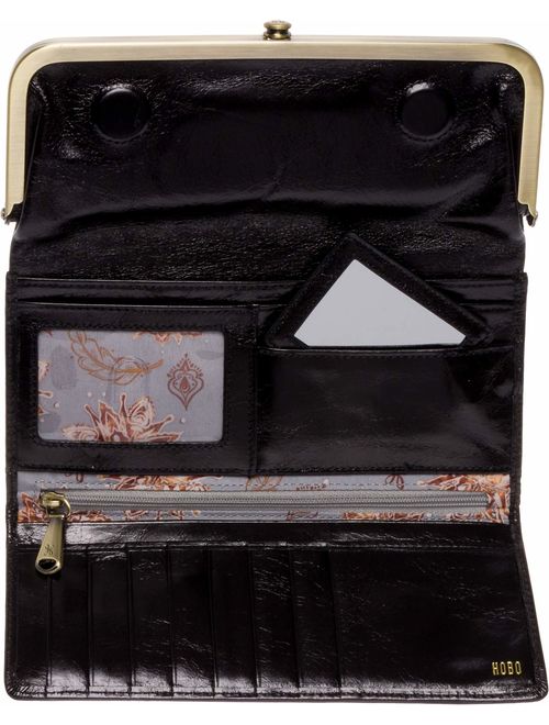 HOBO Rachel Tri-Fold Kiss-Lock Closure Wallet
