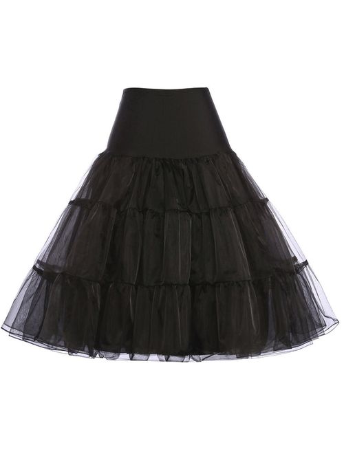 GRACE KARIN Women 50s Petticoat Skirts Tutu Crinoline Underskirt CL8922