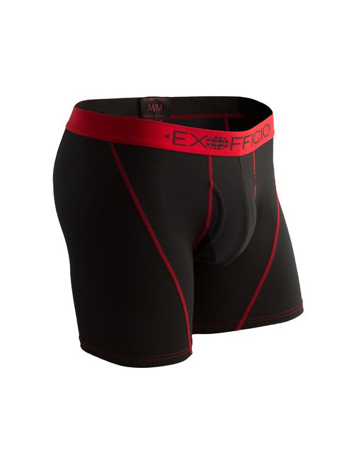 ExOfficio Men's Solid Elastic Waist Give-N-Go Sport Mesh 6 Boxer