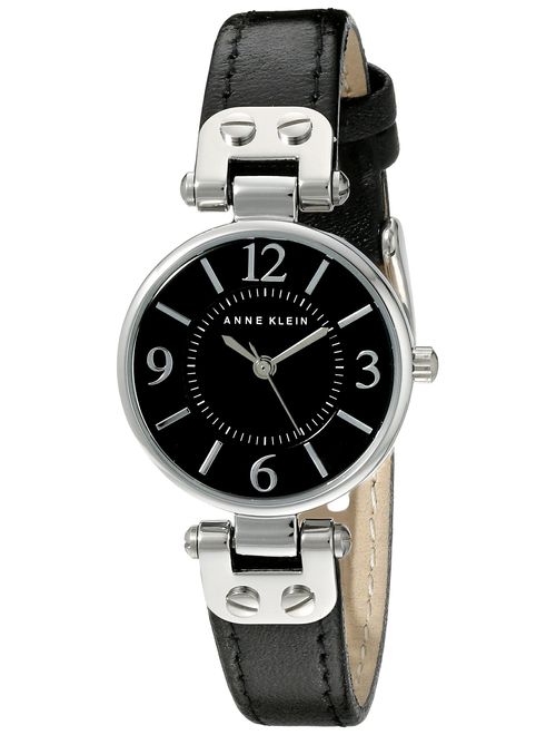 Anne Klein Women's 10/9442 Leather Strap Watch