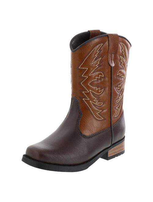 SmartFit Boys' Toddler Square Toe Western Boot
