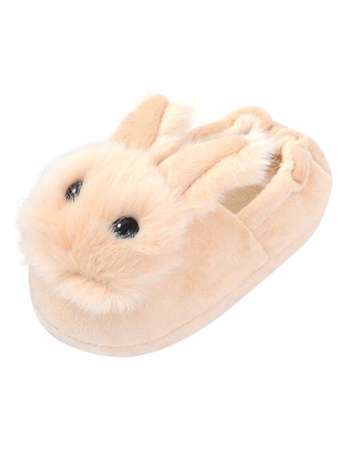 Annnowl Girls Slippers Winter Warm Shoes for Toddlers Little Kids