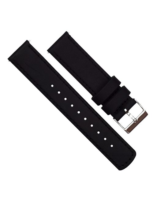 BARTON Watch Bands Leather Quick Release Watch Strap