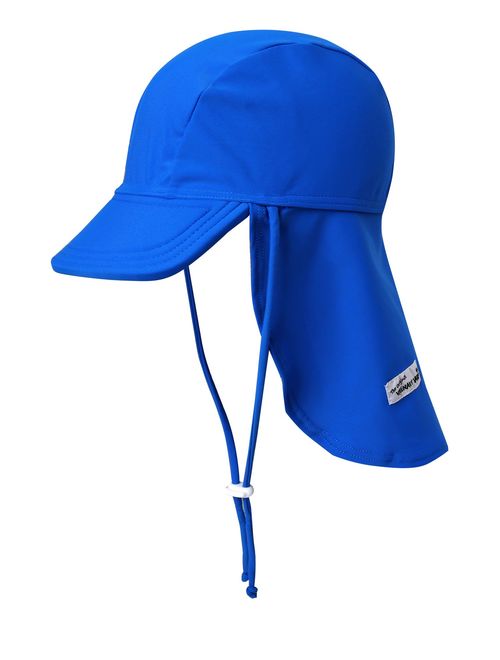 Vaenait Baby Infant & Kids Unisex Boys & Girls Sun Protection Sporty Flap Swim hat UV Flap Cap