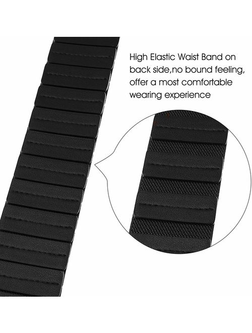 JASGOOD Women's Fashion Vintage Wide Elastic Stretch Waist Belt With Interlock Buckle Halloween Belt