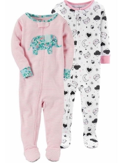 Baby Girls 2-Pack Cotton Pajamas