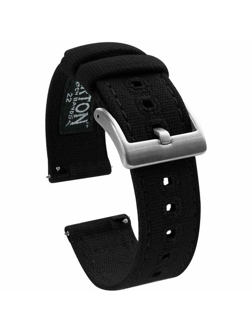 BARTON Watch Bands Canvas Quick Release Watch Straps 