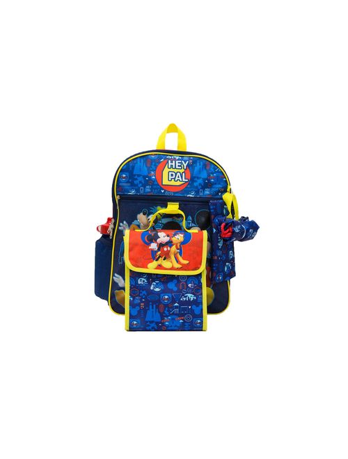 Disney Mickey Mouse 5 Pc Set Backpack