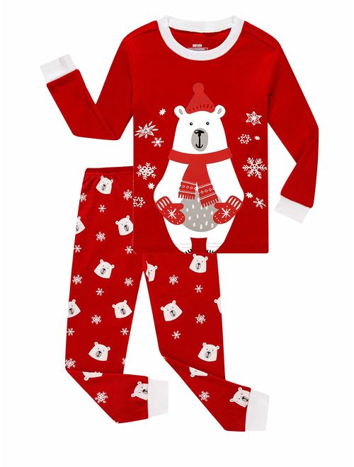 Family Feeling Little Boys Pajamas Sets 100% Cotton Pjs Toddler Kids Pj