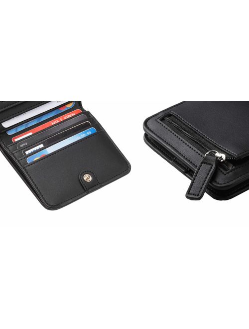 Toughergun Rfid Blocking Small Compact Bifold Luxury Genuine Leather Pocket Wallet
