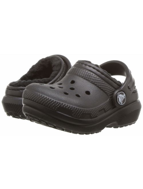 Crocs Kids' Classic Lined Clog | Indoor or Outdoor Warm and Cozy Toddler Shoe or Slipper