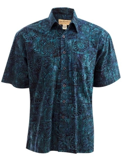 Johari West Antigua Summer Tropical Hawaiian Batik Shirt