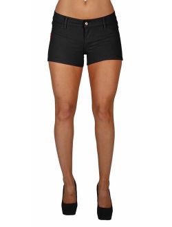 Basic Booty Shorts Premium Stretch French Terry with Gentle Butt Lift Stitching