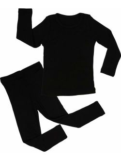 AVAUMA Newborn Baby Little Boys Girls Snug-Fit Pajamas Summer Winter Short/Long Sleeve Sets Pjs Kids Clothes