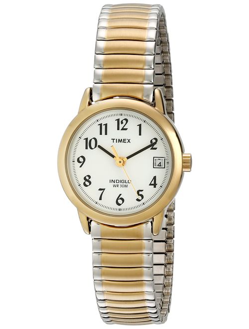Timex Women's T2H491 Easy Reader 25mm Two-Tone Stainless Steel Expansion Band Watch