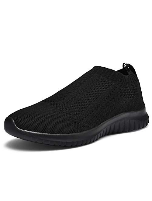 Buy konhill Women's Casual Walking Shoes Breathable Mesh Work Slip-on ...