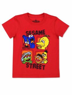 Sesame Street Boys Short Sleeve Tee (Baby/Toddler/Little Kid)