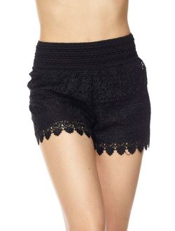 ToBeInStyle Women's Lace Shorts
